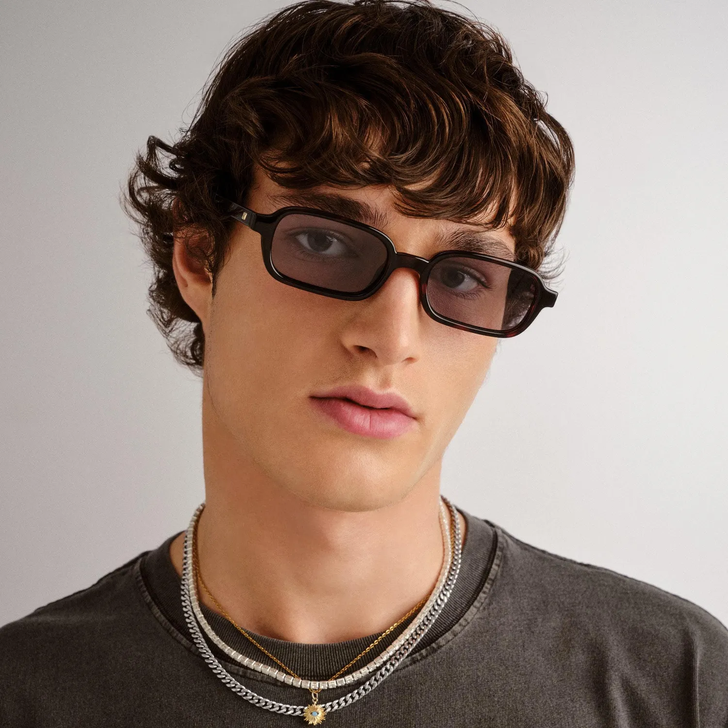 Le Specs Pilferer occhiali da sole cherry tort stretti