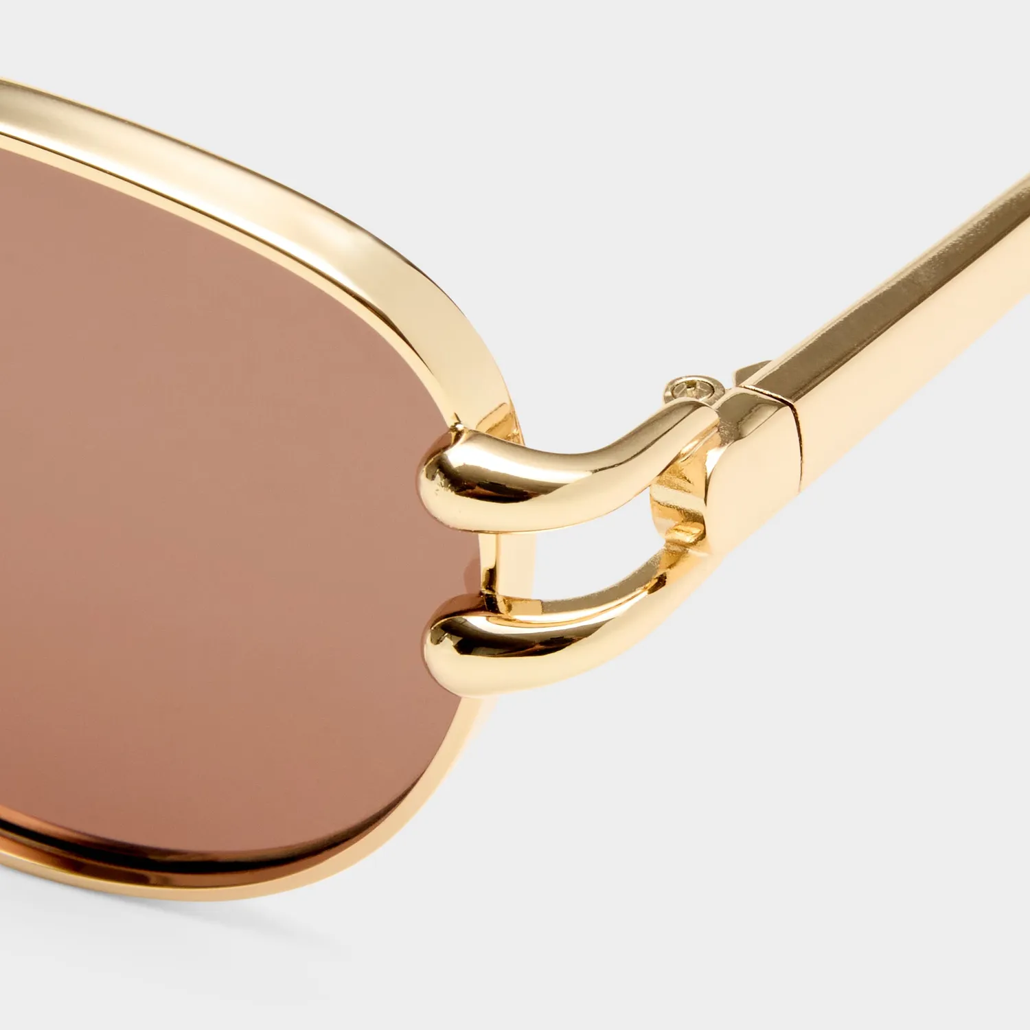 Le Specs Numero Seis occhiale da sole oro aviatore