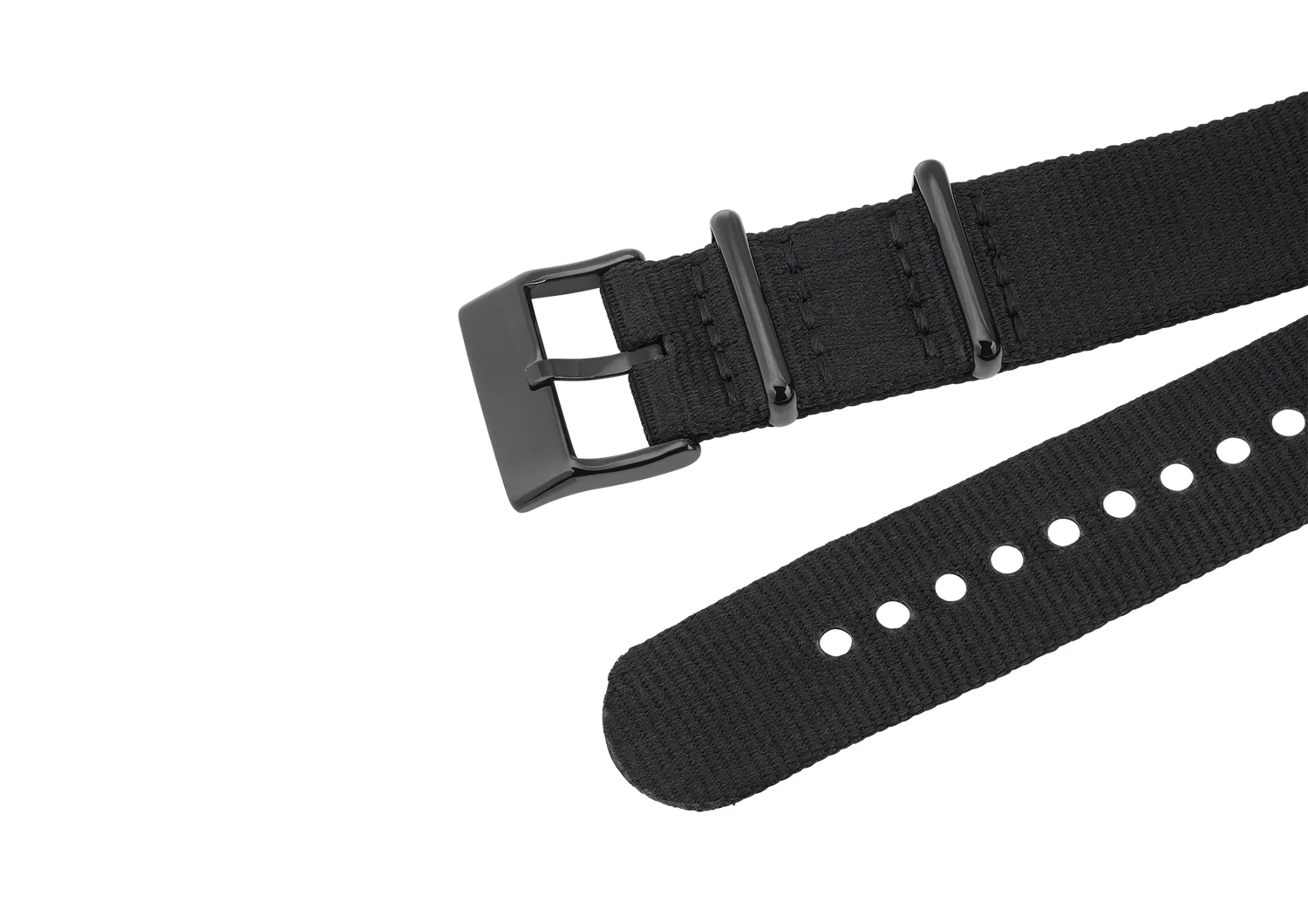 SEA2SEE Black NATO cinturino orologio 20 mm nero