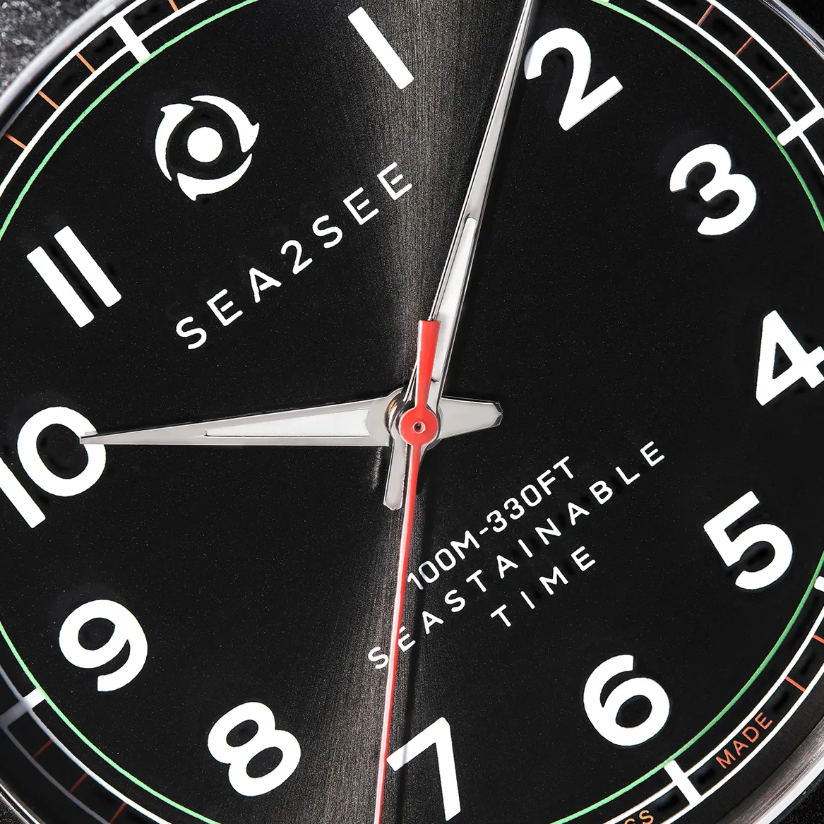 Sea2See Montecarlo 01 orologio nero 41 mm