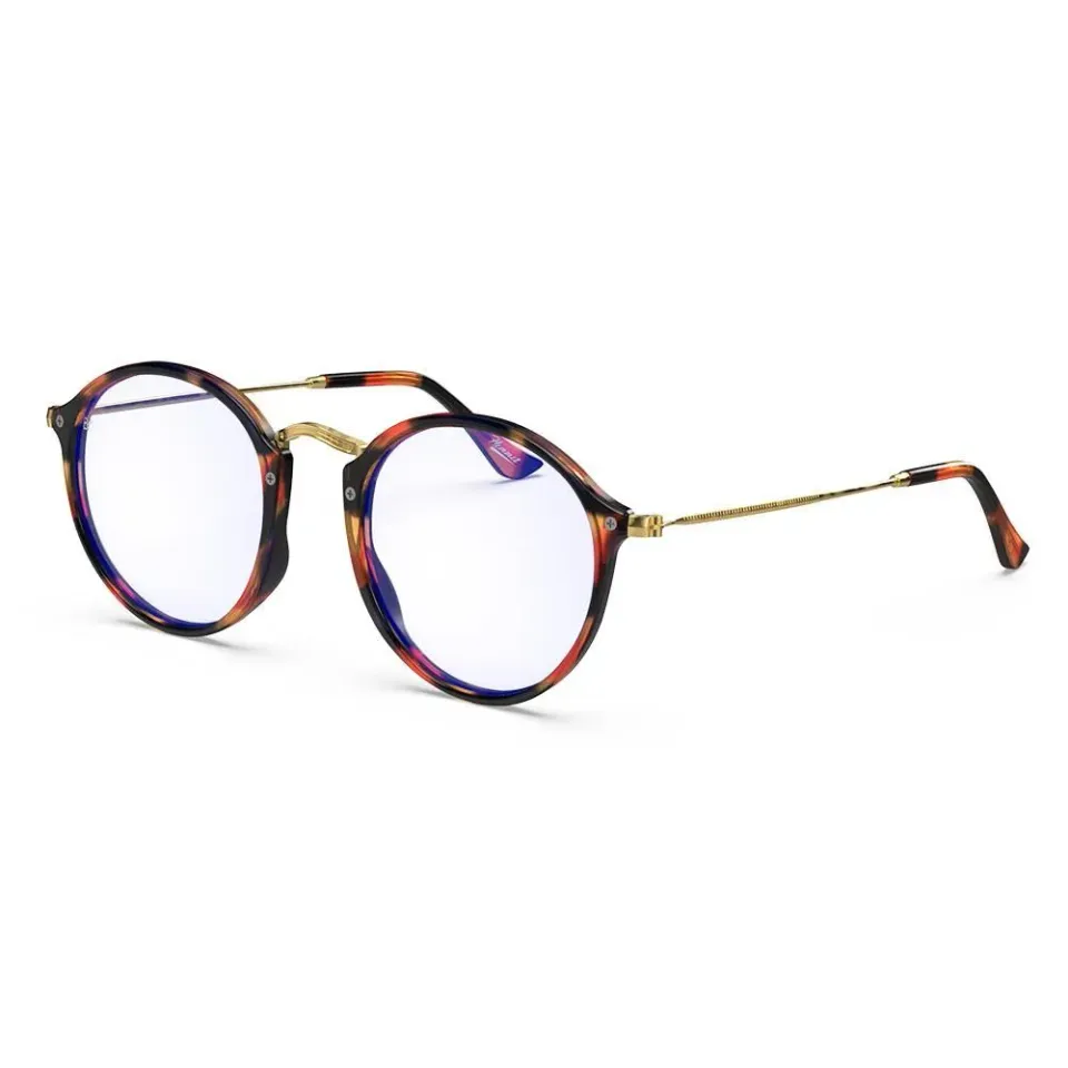 Hemmet Vintage Heritage B+ occhiali luce blu oro 18g