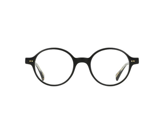 Raen Kamdin Crystal Black montatura da vista 47 rotonda