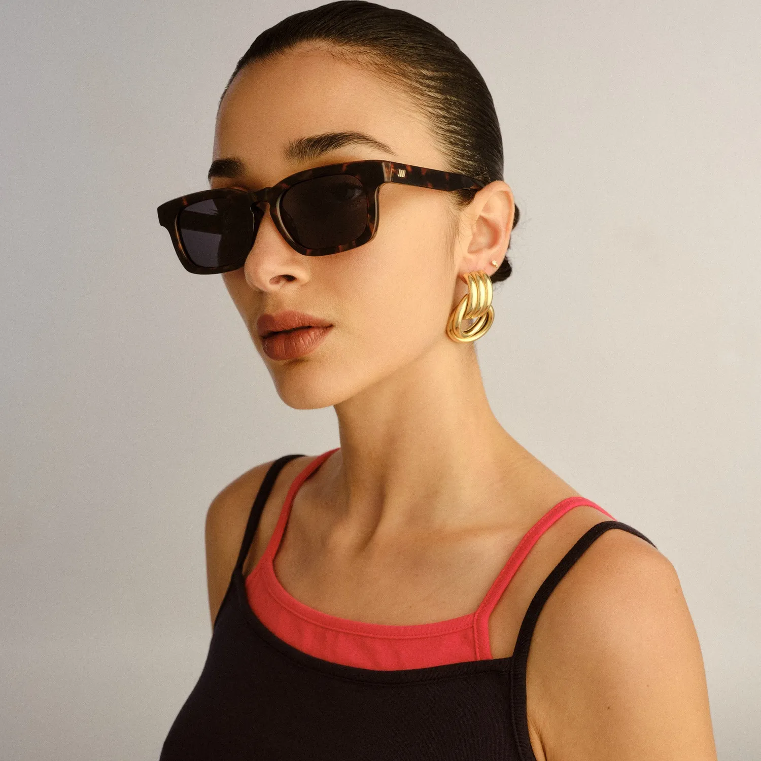 Le Specs Iceberg occhiale da sole tokyo tartaruga fumo