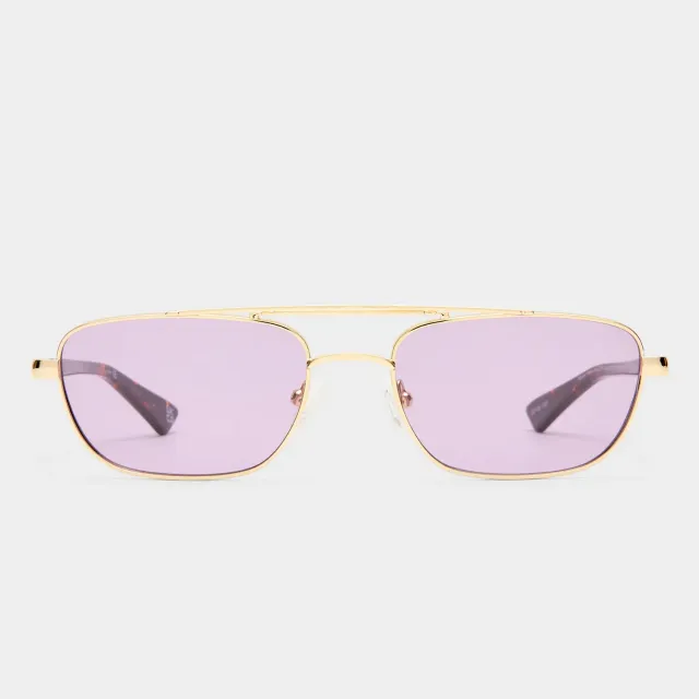 Le Specs Le Mimi occhiale da sole oro violet mono