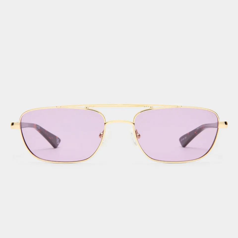 Le Specs Le Mimi occhiale da sole oro violet mono