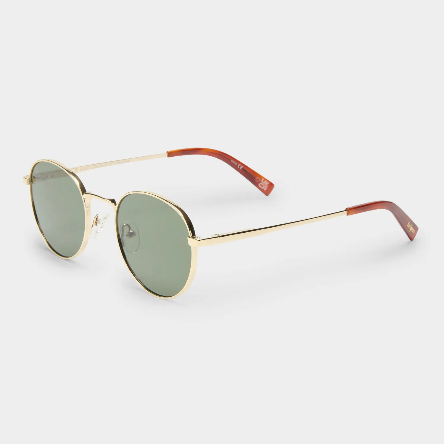 Le Specs Lost Legacy occhiali da sole oro tondi