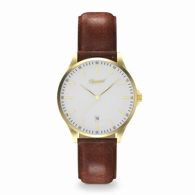 Hemmet H Watch Series 2 orologio cinturino pelle nera