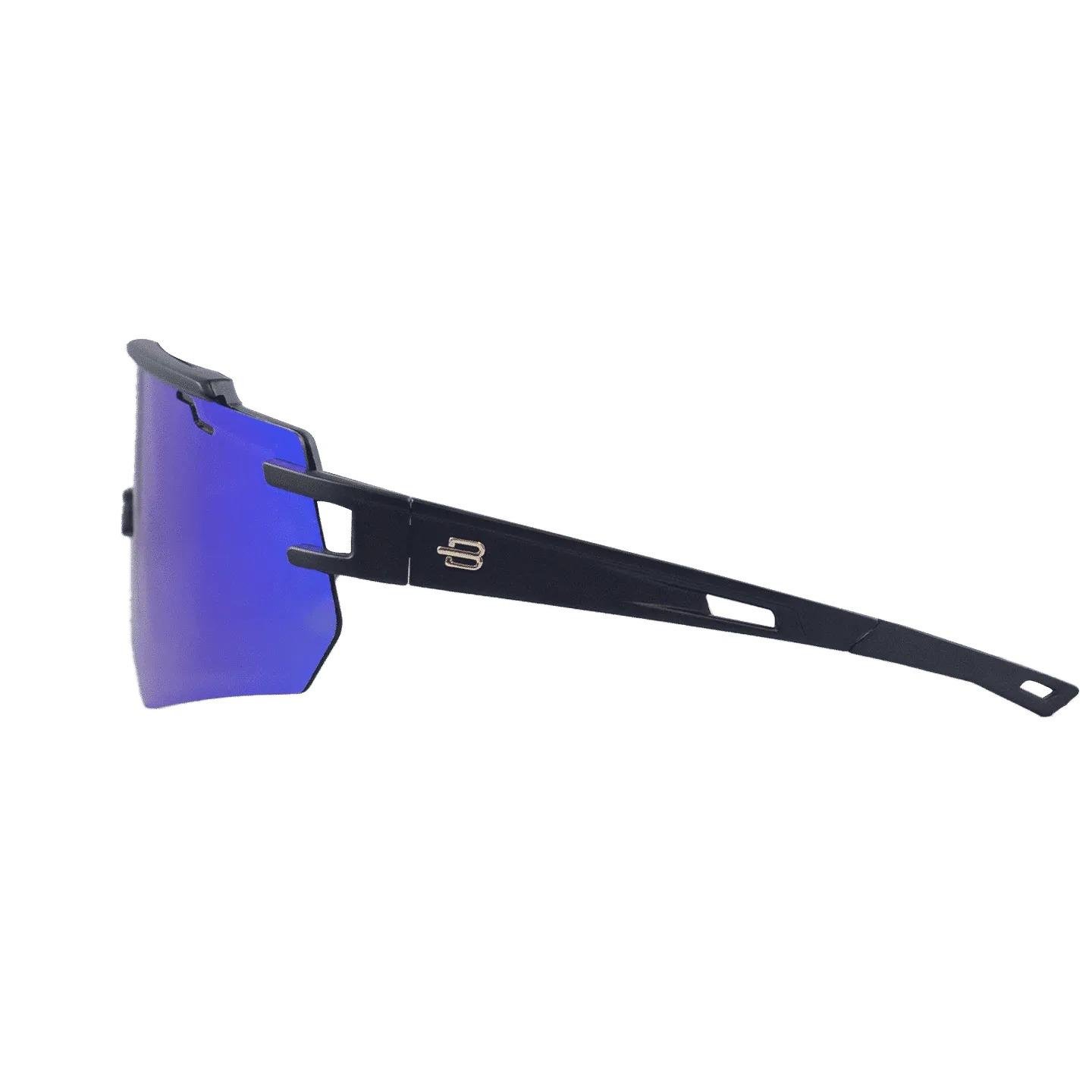 Bloovs Galibier occhiale da sole nero opaco blu scuro polarizzato