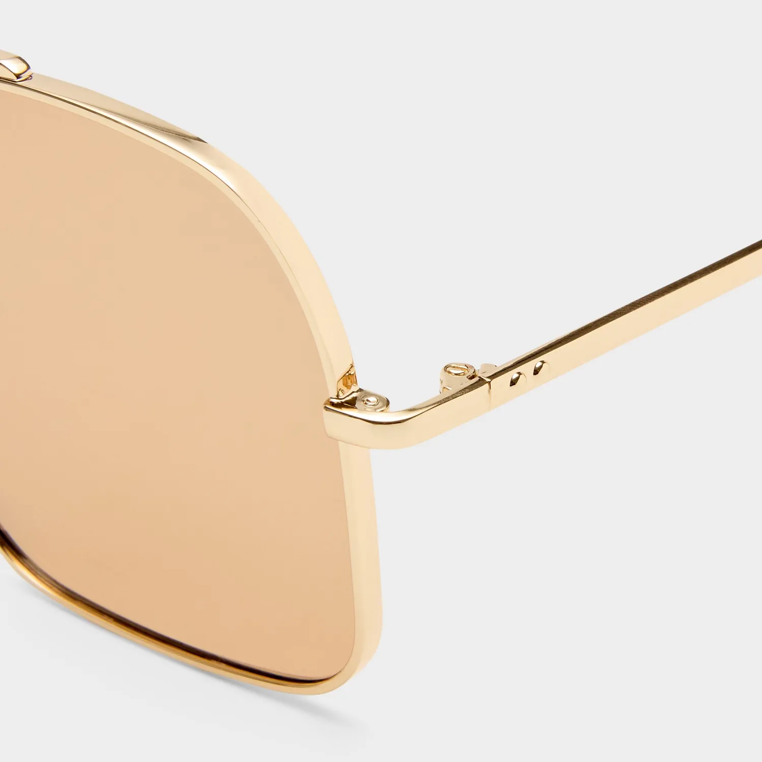Le Specs Civelle occhiali da sole oro lucido aviatori