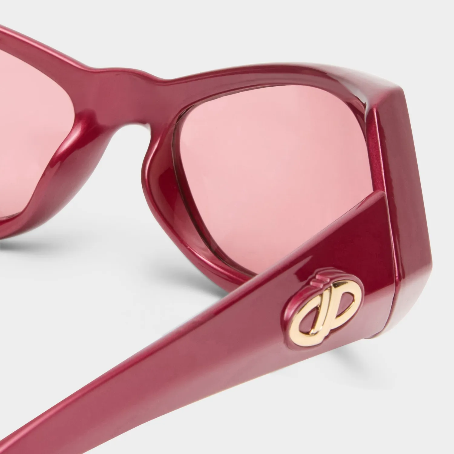 Le Specs Spaceman occhiale da sole galactic magenta avvolgente