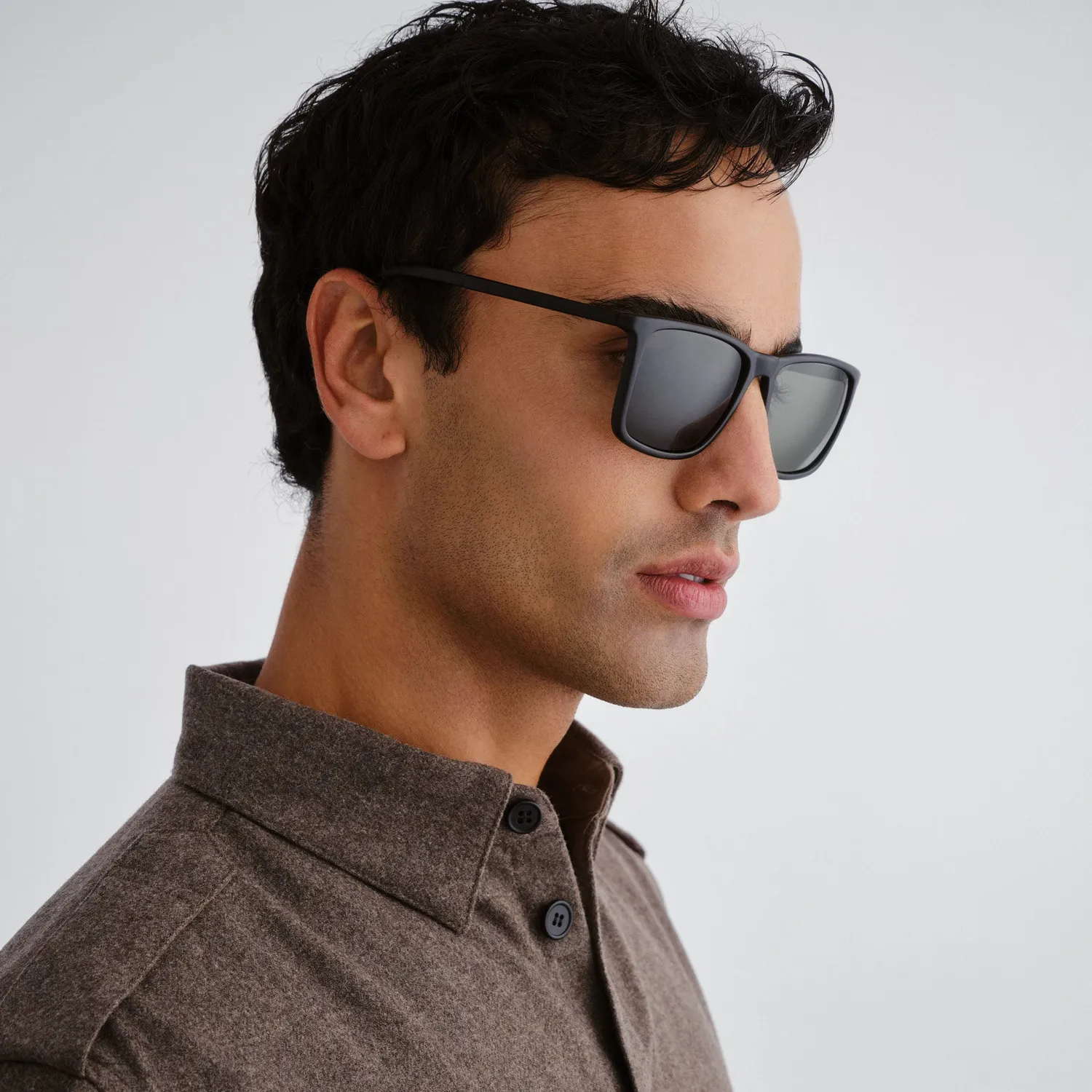 Le Specs Tweedledum occhiali da sole nero polarizzato