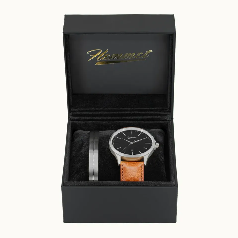 Hemmet Gift Set orologio S2 + bracciale oro bianco