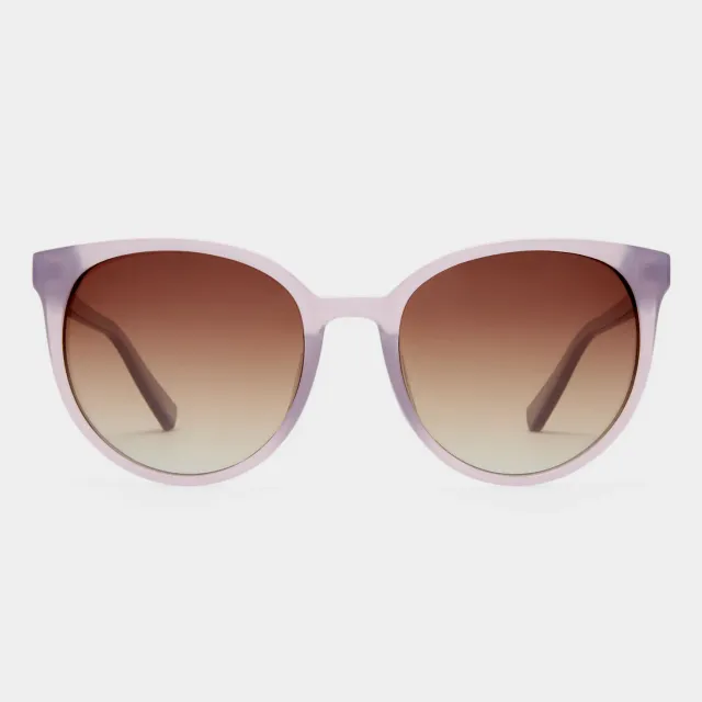 Le Specs Armada occhiali da sole malva rotondi polarizzati