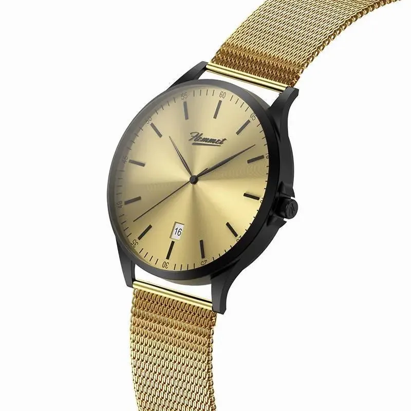 Hemmet H Watch Series 2 orologio nero quadrante cromato