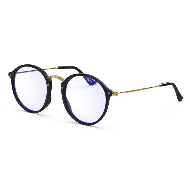 Hemmet Vintage Heritage B+ montatura da vista oro luce blu
