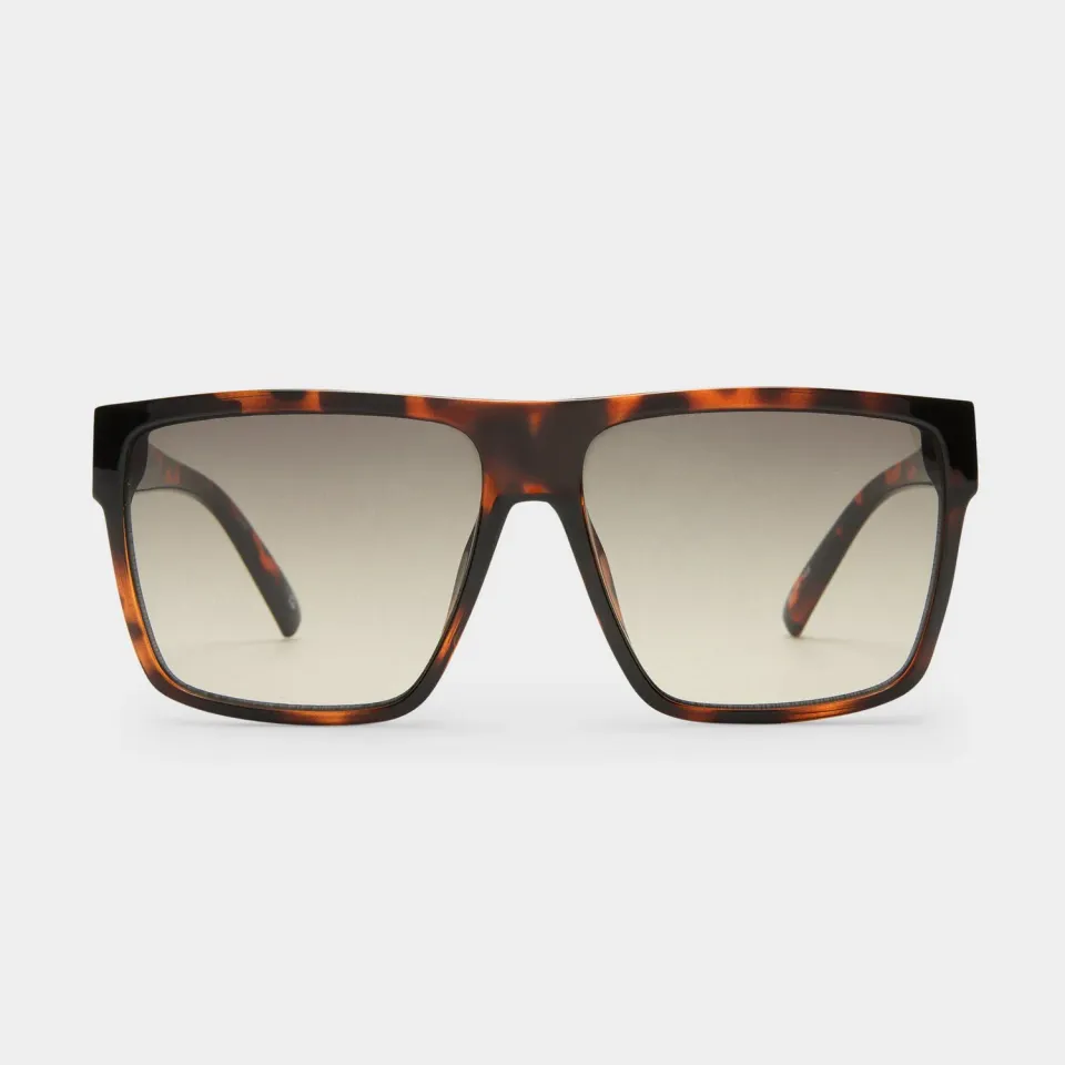 Le Specs Dark Magic occhiali da sole tartarugati D-frame