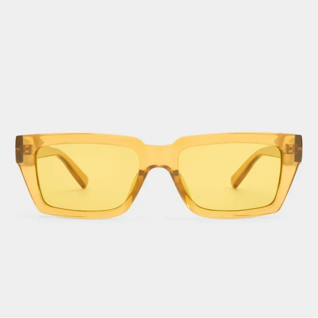 Le Specs Nocturnal Habit occhiale da sole whiskey D-frame