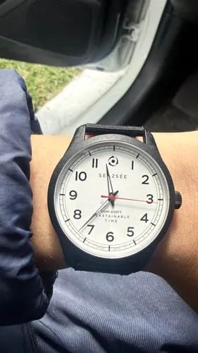 Sea2See Montecarlo 02 orologio bianco 41mm cinturino nero