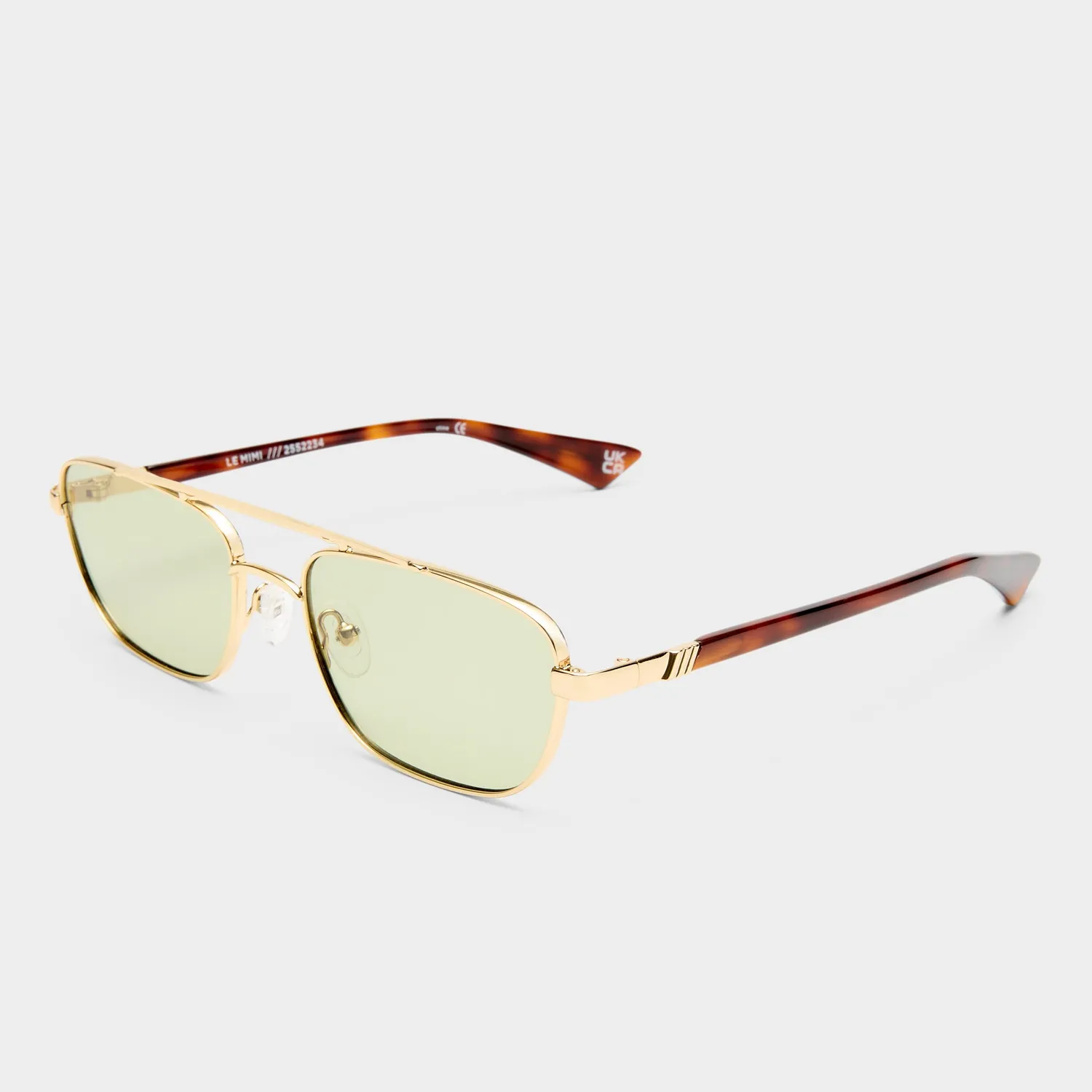 Le Specs Le Mimi occhiale da sole gold moss aviatore