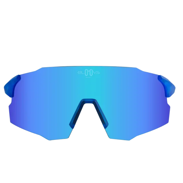 Bloovs Stelvio Crystal Blue Fluor Ice Blue occhiali da sole sportivi