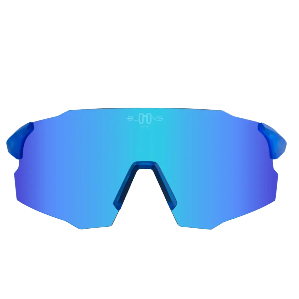 Bloovs Stelvio Crystal Blue Fluor Ice Blue occhiali da sole sportivi