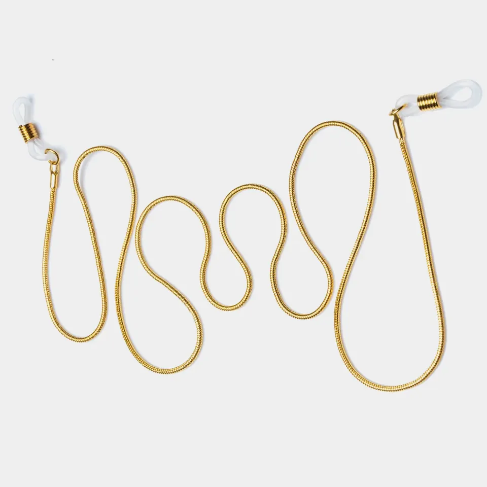 Le Specs Fine Rope catenella occhiali oro cordino sottile
