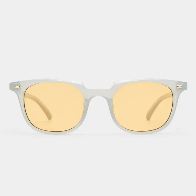 Le Specs Le Resolu occhiali da sole cloud lenti gialle