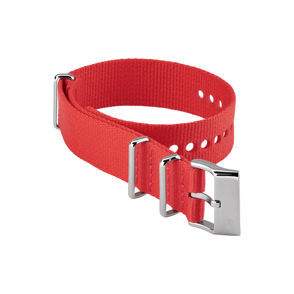 SEA2SEE Red Nato cinturino orologio rosso 20 mm sgancio rapido