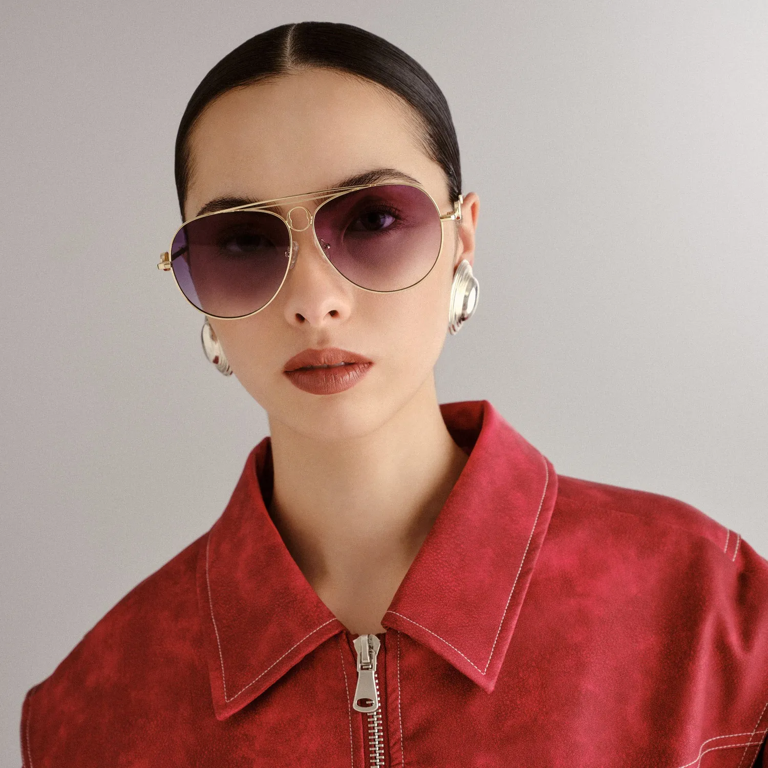 Le Specs Abracadabra occhiale da sole oro fumo sfumato
