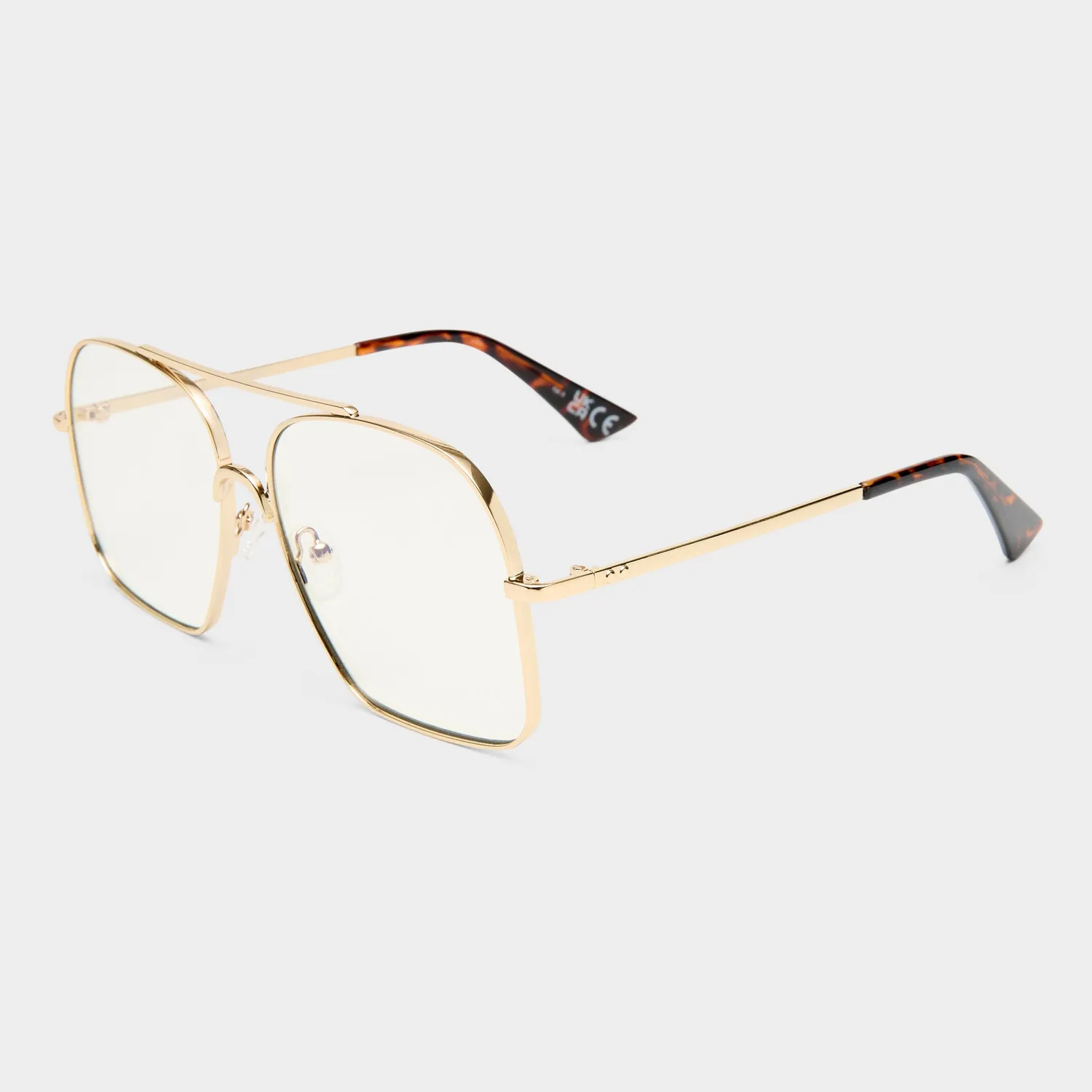 Le Specs Civelle montatura da vista oro luce blu