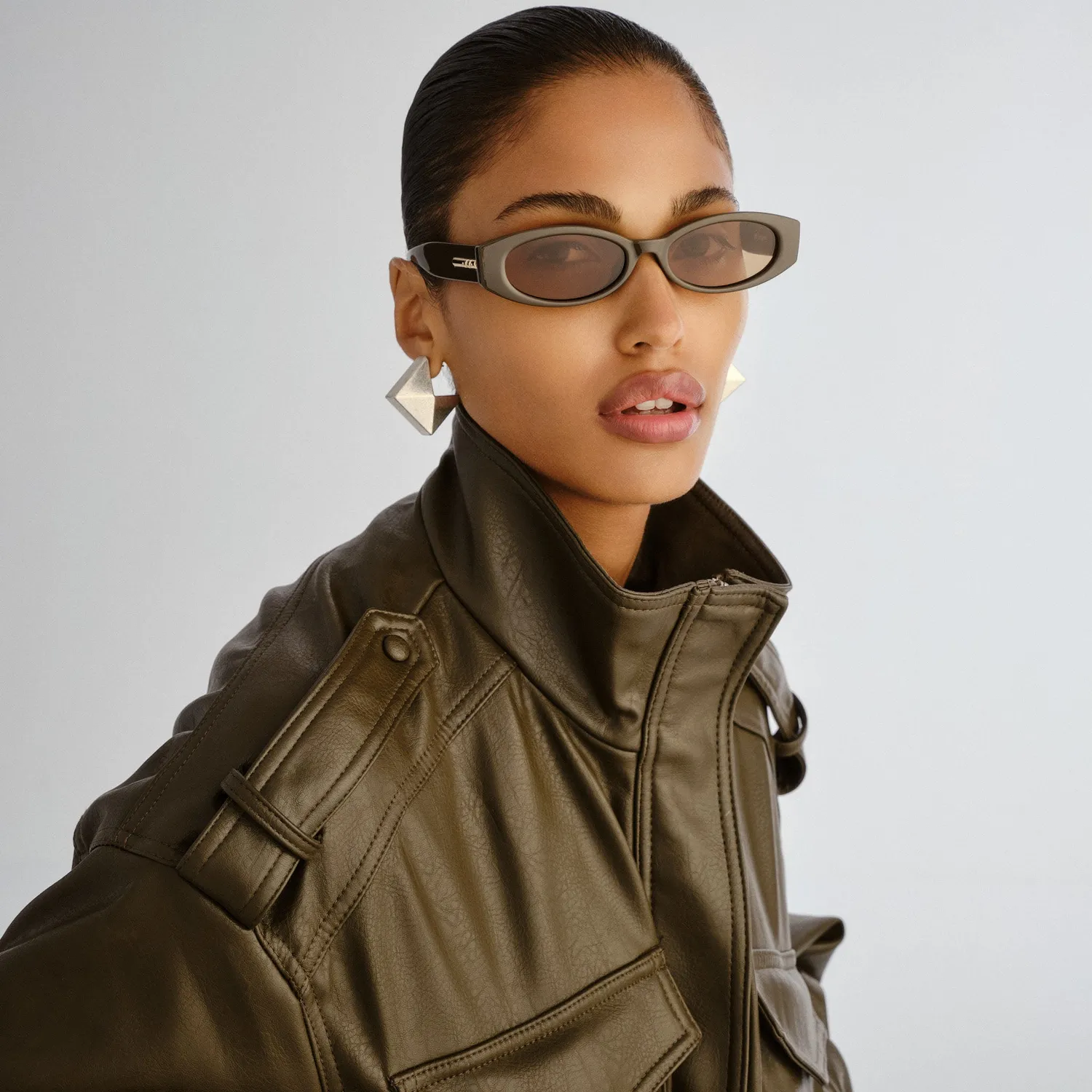 Le Specs Belladonna occhiale da sole cocoa ovale