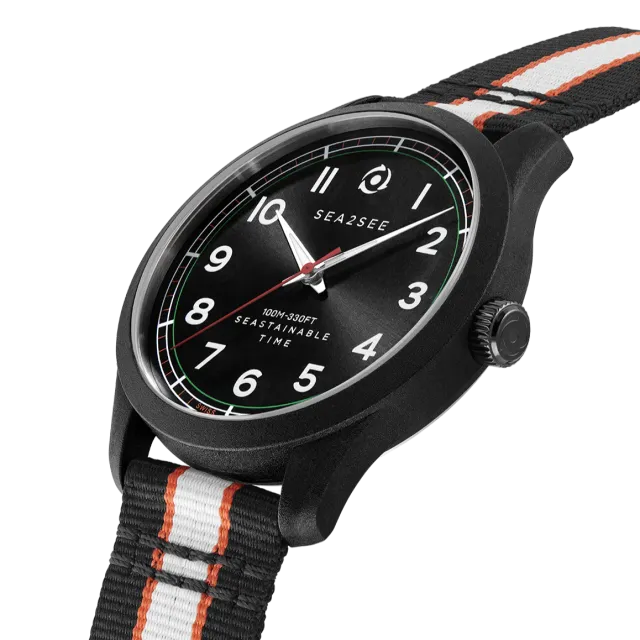 Sea2See Montecarlo 01 orologio nero 41 mm