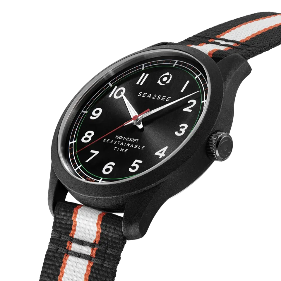 Sea2See Montecarlo 01 orologio nero 41 mm
