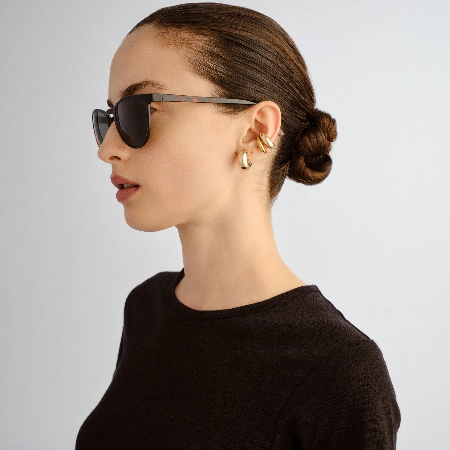 Le Specs Invincible occhiale da sole tartarugato lente kaki