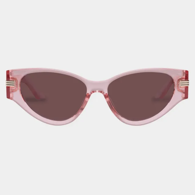 Le Specs Scorpius Ridge occhiali da sole rosa cat-eye