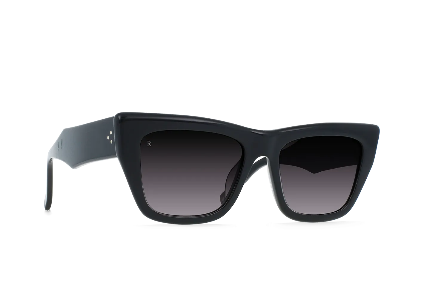 Raen Marza Crystal Black occhiali da sole specchiati 53