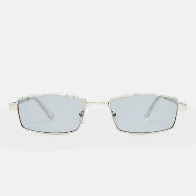 Le Specs Bizarro occhiali da sole silver rettangolari