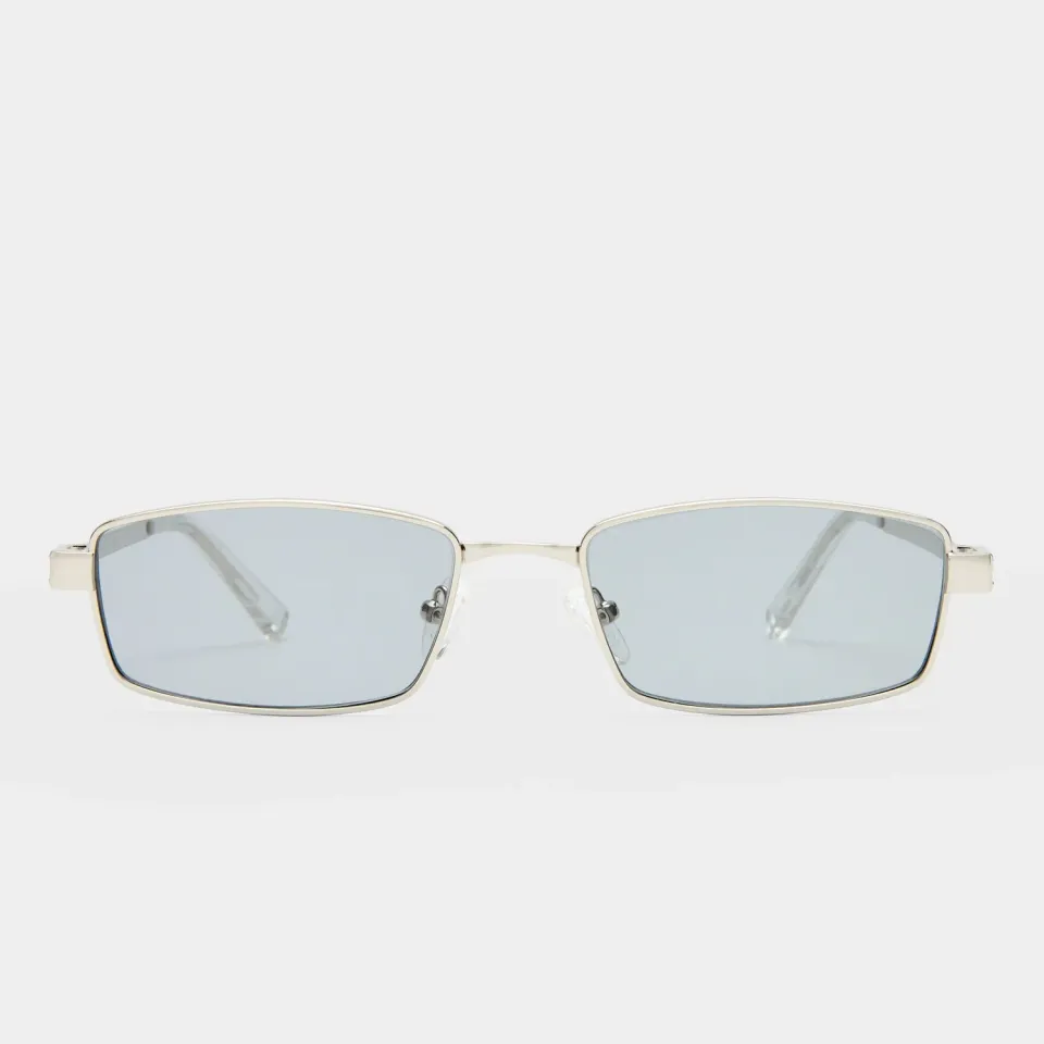 Le Specs Bizarro occhiali da sole silver rettangolari