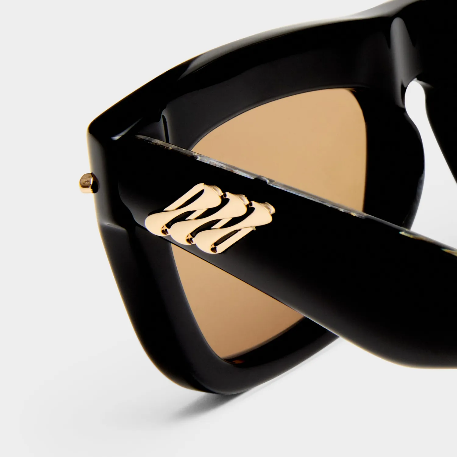 Le Specs Numero Nueve occhiali da sole rettangolare nero