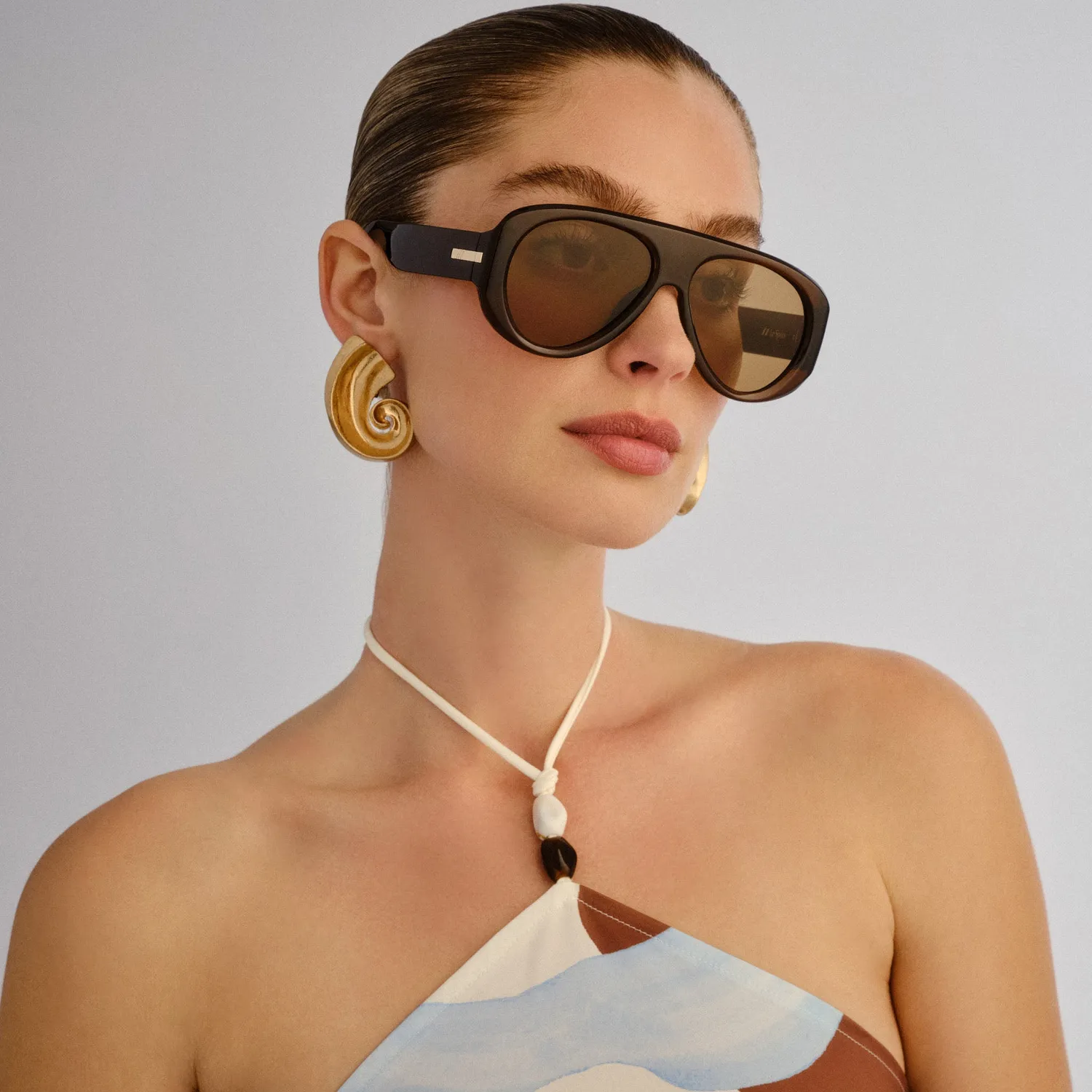 Le Specs Dream Boat occhiale da sole cocoa aviatore