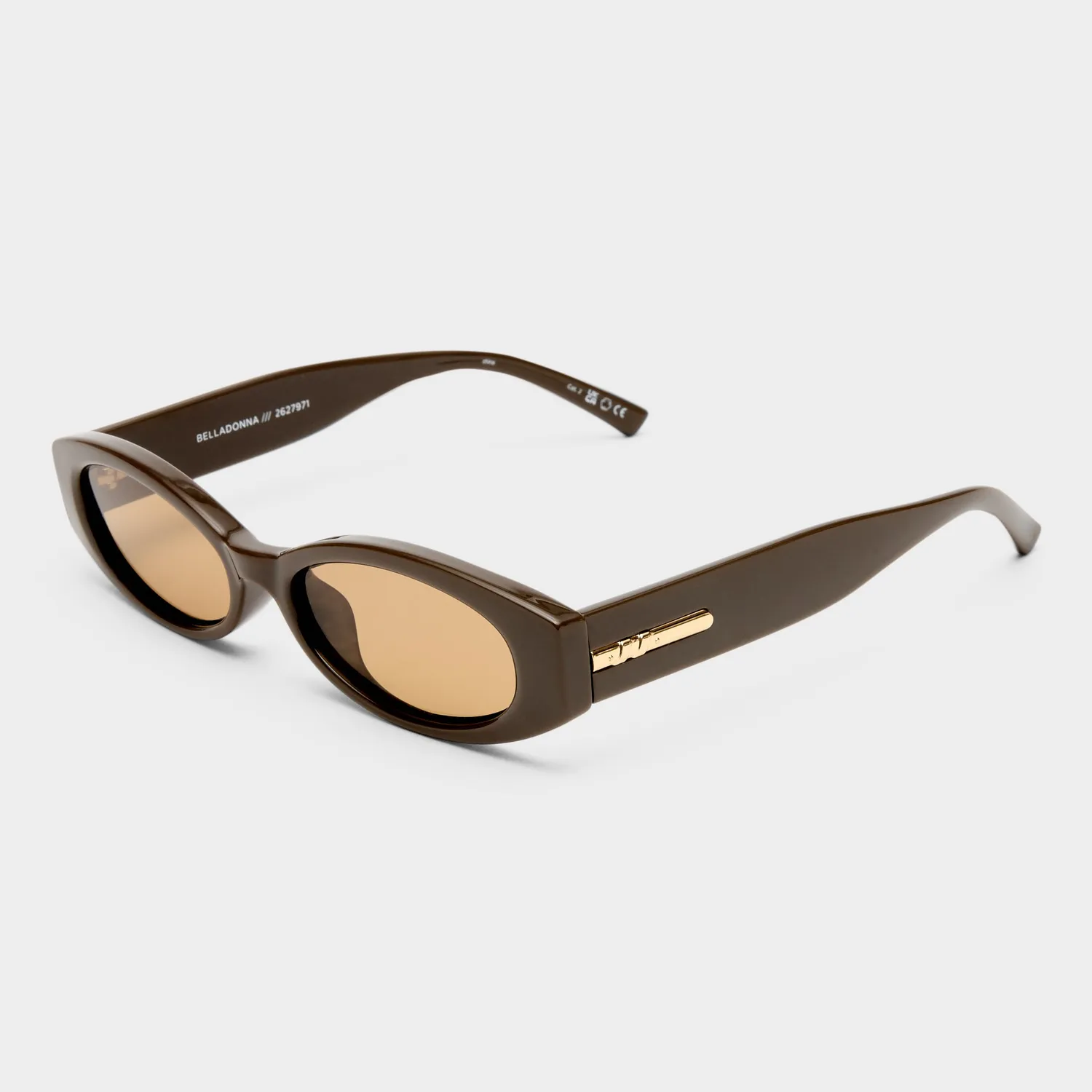 Le Specs Belladonna occhiale da sole cocoa ovale