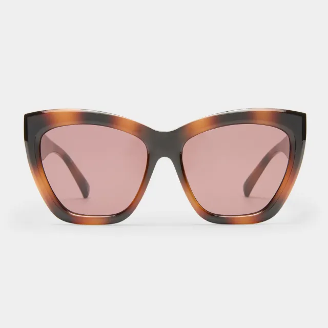 Le Specs Vamos occhiali da sole tartarugato cat-eye