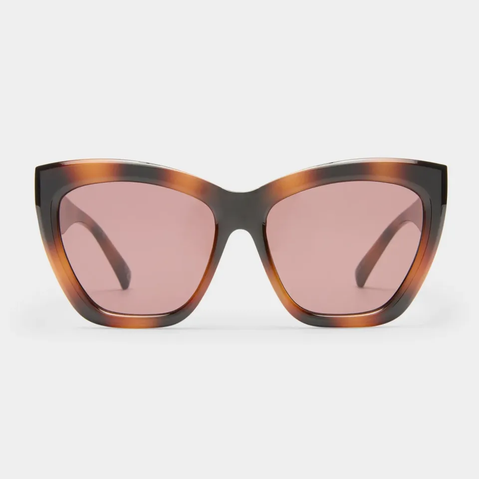 Le Specs Vamos occhiali da sole tartarugato cat-eye