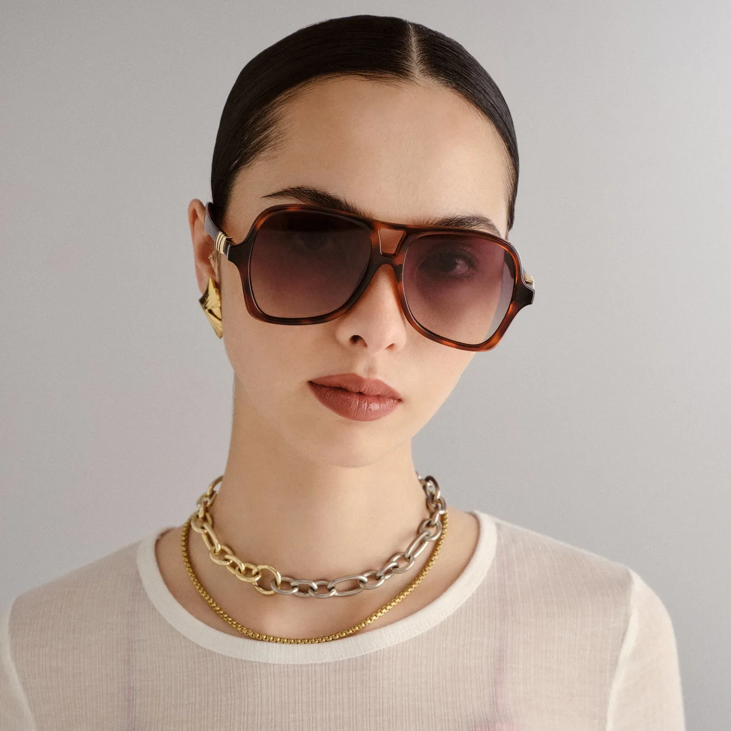 Le Specs Fortune Teller occhiale da sole tartarugato