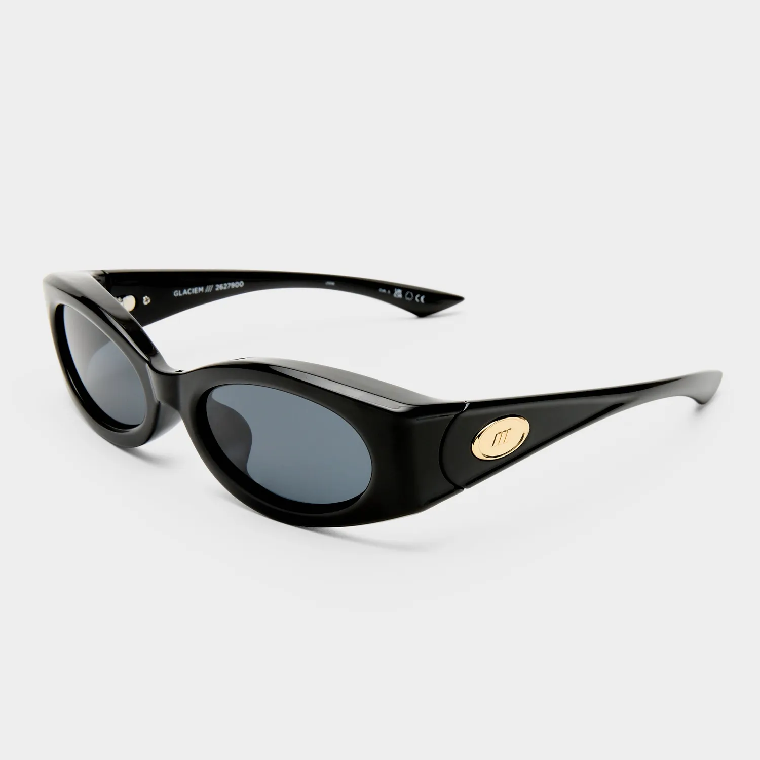 Le Specs Glaciem occhiali da sole nero avvolgenti