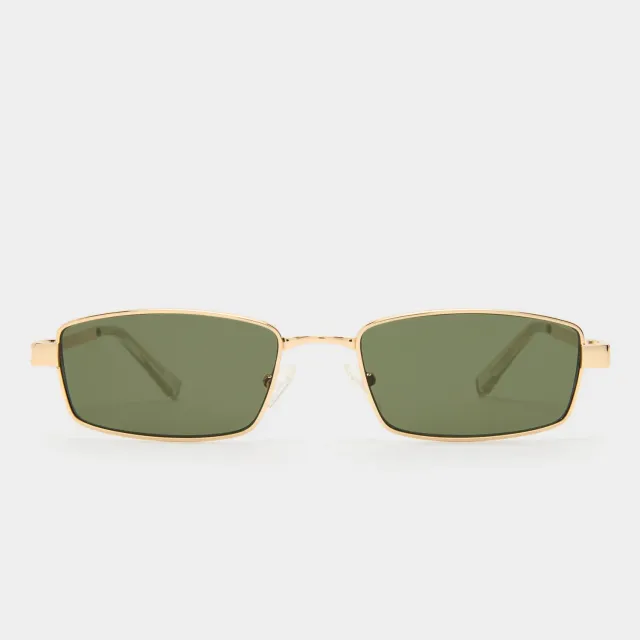 Le Specs Bizarro occhiale da sole Bright Gold Clear khaki