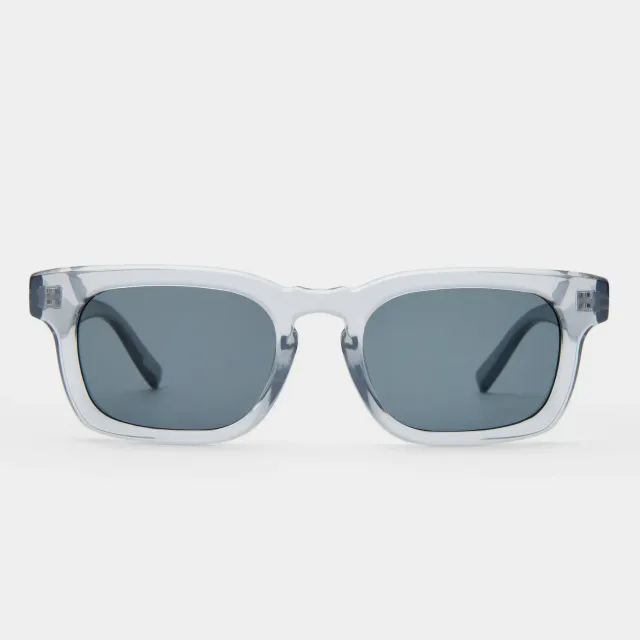 Le Specs Iceberg occhiale da sole quadrato grigio medium