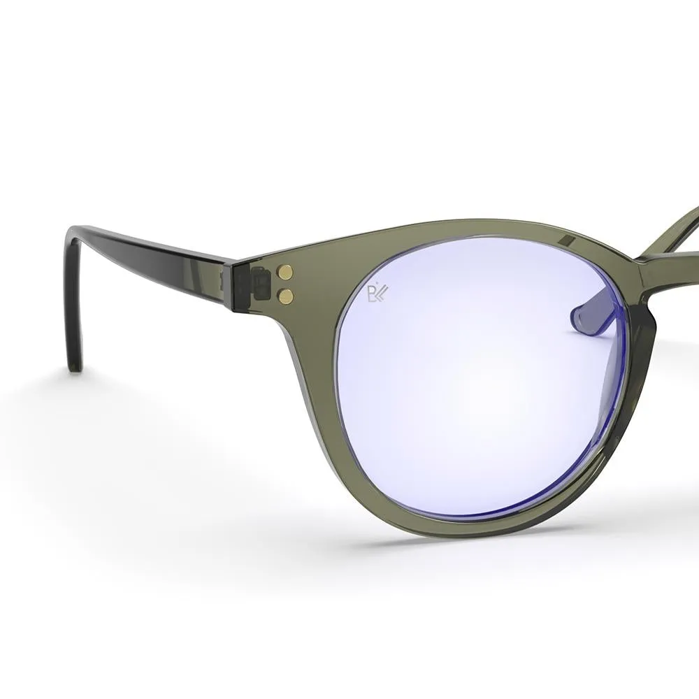 Hemmet America The Orleans B+ occhiali luce blu olives TR90
