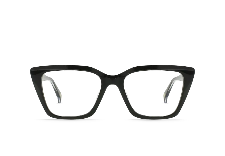 Raen Kalea Crystal Black montatura da vista 51 cat-eye