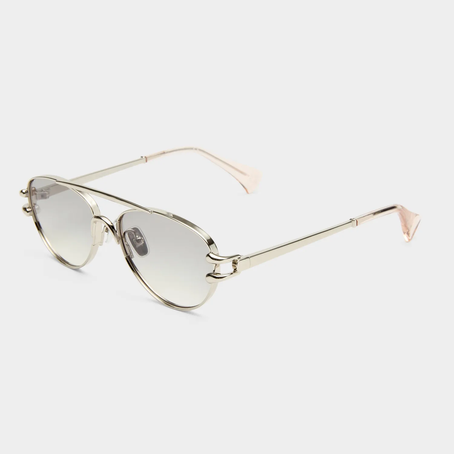 Le Specs Numero Seis occhiale da sole argento sfumato